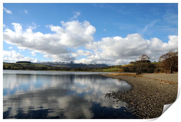 Lake Bala In Snowdonia  Print by Harvey Hudson