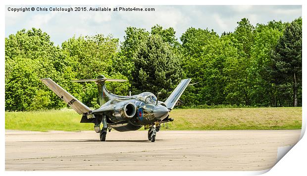  Buccaneer Folding Wings Print by Chris Colclough