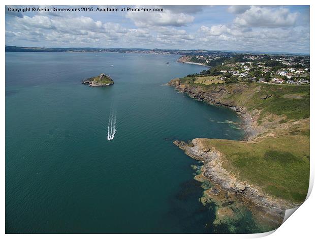  Hope's Nose Babbacombe  Print by Aerial Dimensions