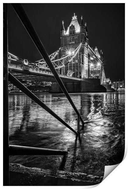 Tower Bridge Print by Wayne Howes