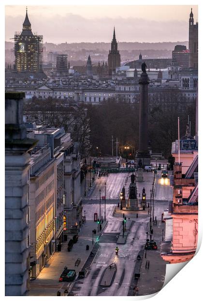 Lower Regent Street Print by Wayne Howes