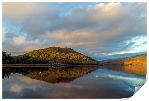 Autumn Sunset at Inveraray Print by Rich Fotografi 