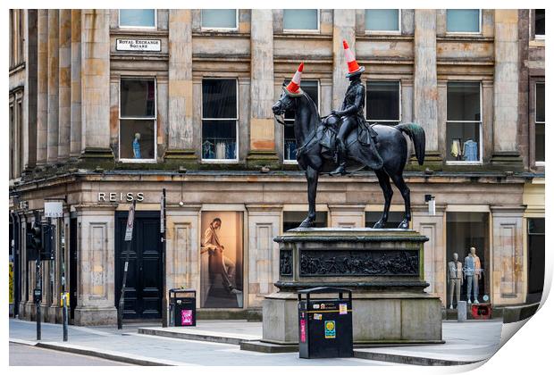 The Duke of Wellington, Glasgow. Print by Rich Fotografi 