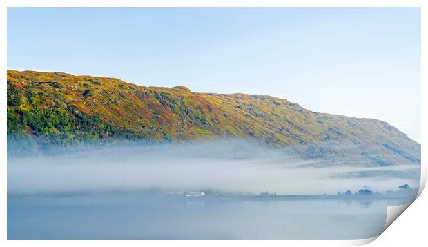 Misty Morning on Loch Fyne  Print by Rich Fotografi 