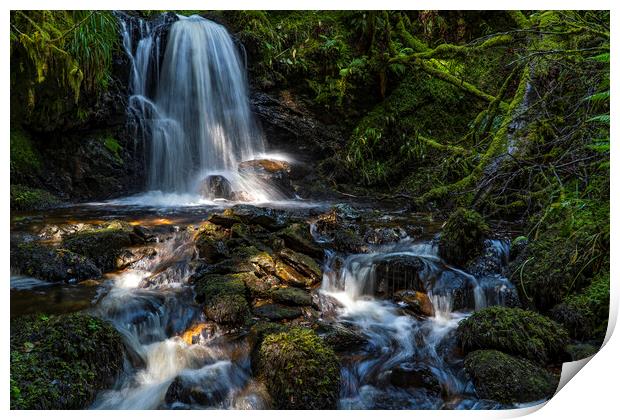 The Secret Waterfall Print by Rich Fotografi 