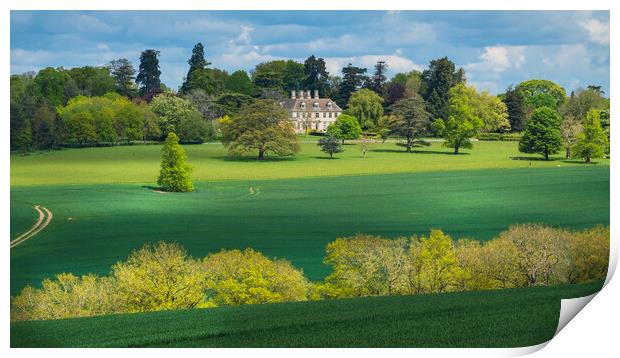 Lyndon Hall. Print by Bill Allsopp