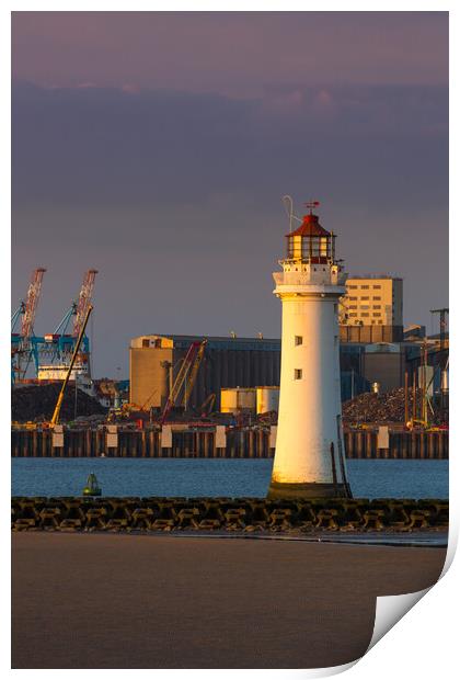 Perch Rock Lighthouse. Print by Bill Allsopp