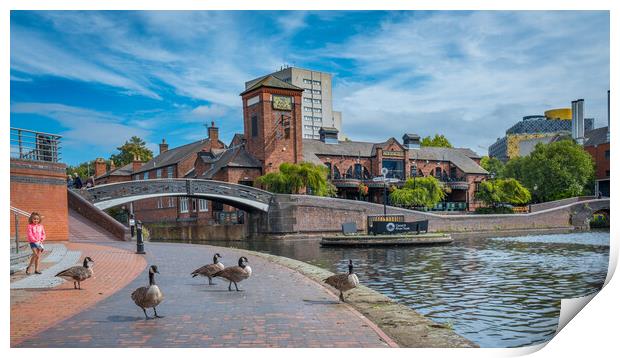 Birmingham Old Canal Print by Bill Allsopp