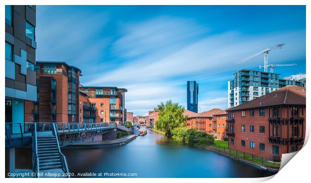 Birmingham Canal. Print by Bill Allsopp