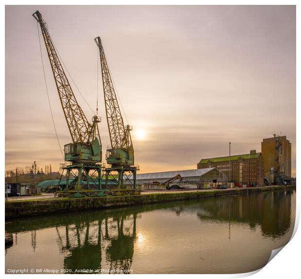 Sharpness docks. Print by Bill Allsopp