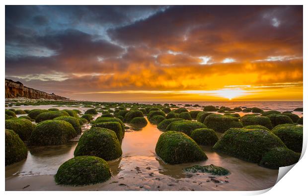 Boulders. Print by Bill Allsopp