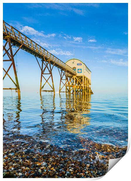 Selsey Lifeboat station. Print by Bill Allsopp