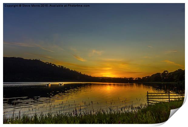  Lake District Sunset Print by Steve Morris