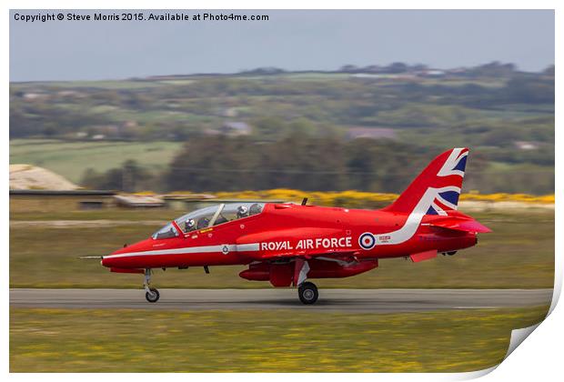  Red Arrows Hawk Print by Steve Morris