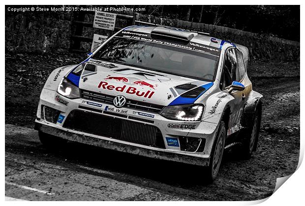  Volkswagen WRC Print by Steve Morris