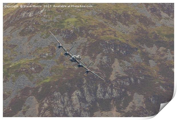 Avro Lancaster 'Leader' Print by Steve Morris