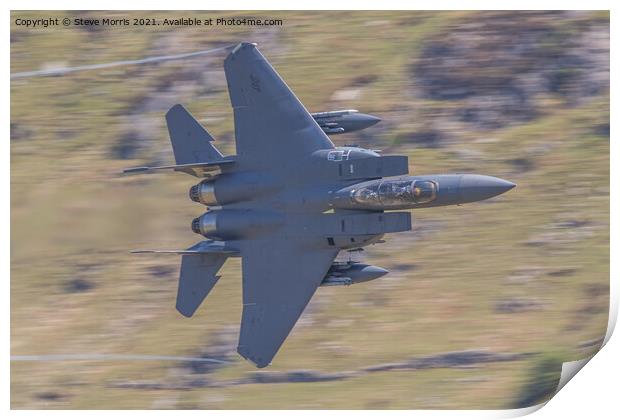 F15 Eagle Print by Steve Morris