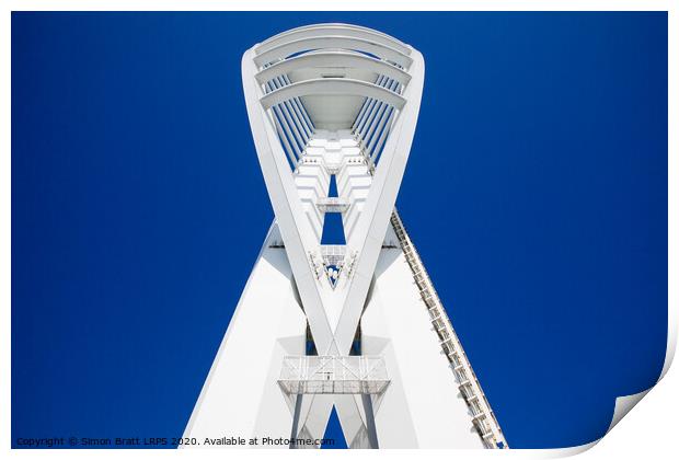 Spinnaker Tower in Portsmouth ENGLAND Print by Simon Bratt LRPS