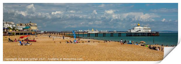 Eastbourne Pier Print by Ernie Jordan