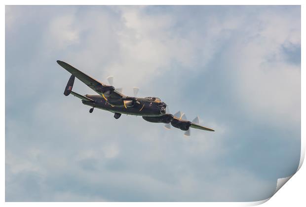 Avro Lancaster Print by Ernie Jordan