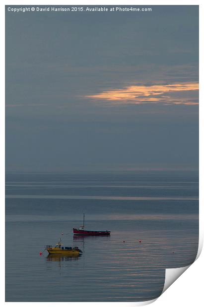  "Early Morning Calm" Print by David Harrison