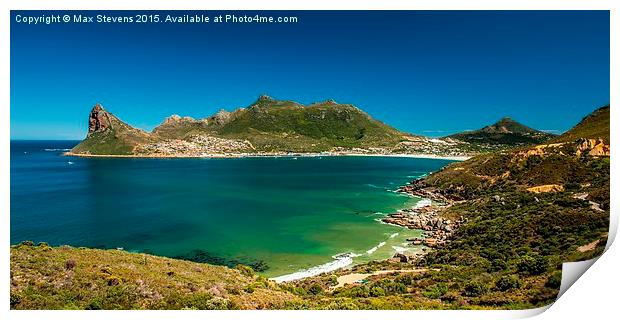  Hout Bay bathed in glorious sunshine Print by Max Stevens