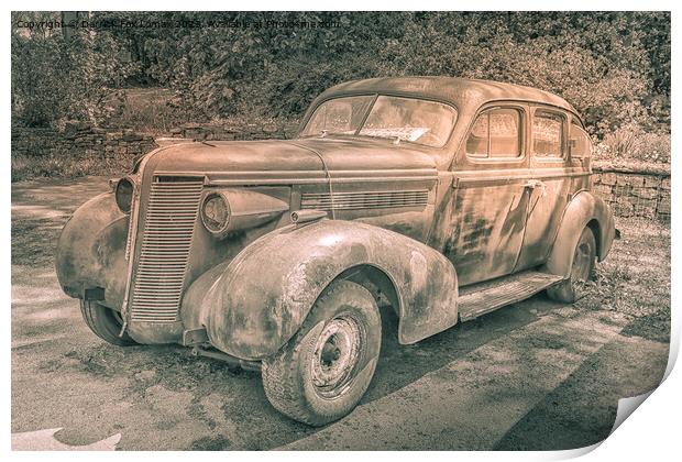 1937 buick special Print by Derrick Fox Lomax