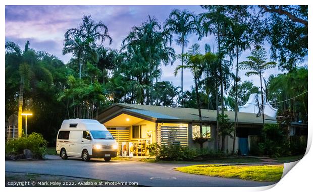 Australia Discovery  by Campervan Print by Mark Poley