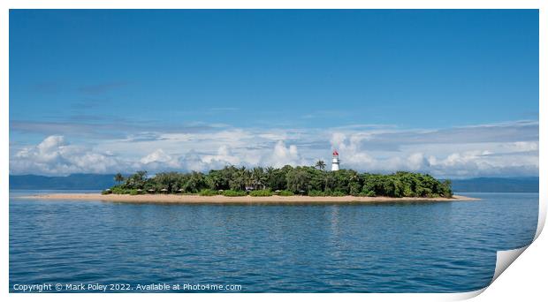 Low Island a Summer Paradise, Great Barrier Reef,  Print by Mark Poley