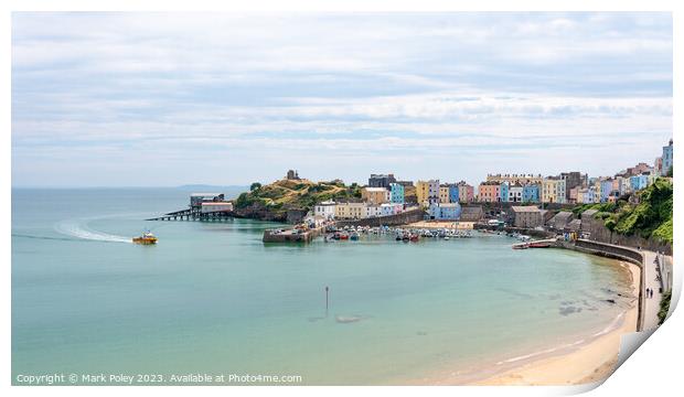 Tenby Harbour Print by Mark Poley