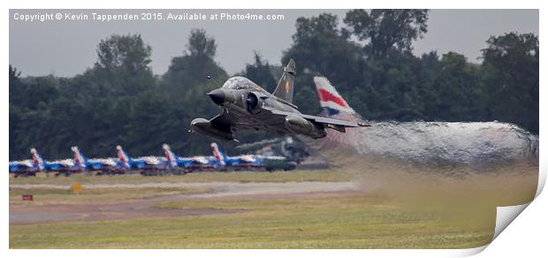  Mirage 2000 Take Off Print by Kevin Tappenden