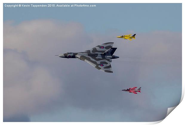  Vulcan & Gnat Formation Print by Kevin Tappenden