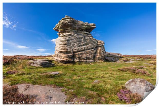 Mother Cap Hathersage More - Derbyshire Print by Chris Warham