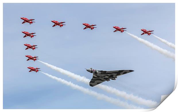 Flypast Print by martin davenport