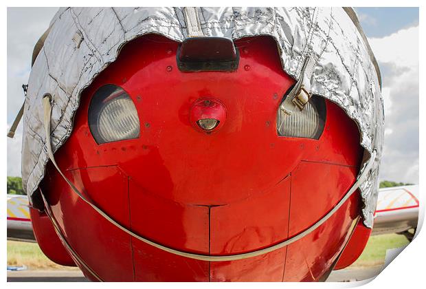  The smile of Aviation Print by Andrew Crossley