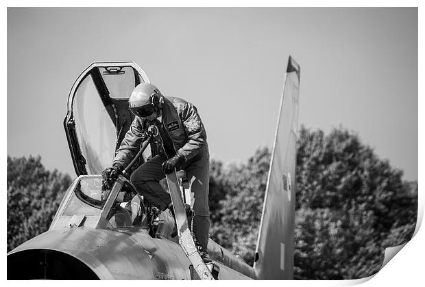  English Electric Lightning. Print by Andrew Crossley