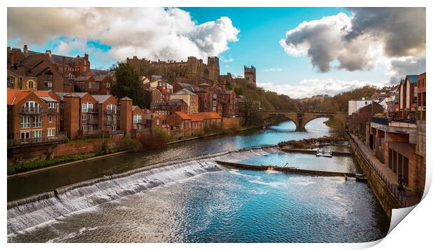 Durham Cathedral and Castle Print by Phil Durkin DPAGB BPE4