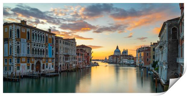 The Enchanting Sunrise of Venice Print by Phil Durkin DPAGB BPE4