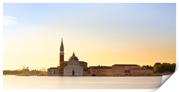 Church of San Giorgio Maggiore Sunrise Print by Phil Durkin DPAGB BPE4