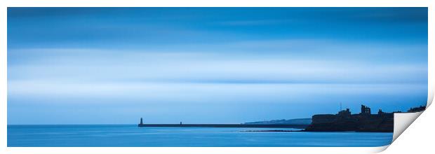 Tynemouth Lighthouses Print by Phil Durkin DPAGB BPE4