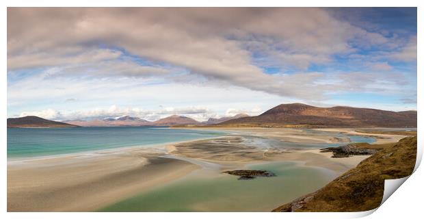 Luskentyre Beach on the Scottish isle of Harris fr Print by Phil Durkin DPAGB BPE4