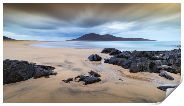Sgarasta Mhor Beach Harris Outer Hebrides  Print by Phil Durkin DPAGB BPE4
