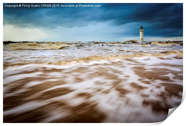 A rush of water - new Brighton Print by Phil Durkin DPAGB BPE4