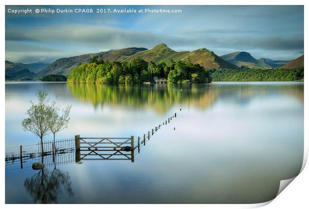 Derwentwater - Lake District National Park Print by Phil Durkin DPAGB BPE4