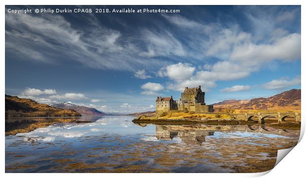 Eilean Donan Castle - Scotland Print by Phil Durkin DPAGB BPE4