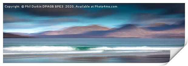 Luskentyre Beach - Outer Hebrides ICM  Print by Phil Durkin DPAGB BPE4