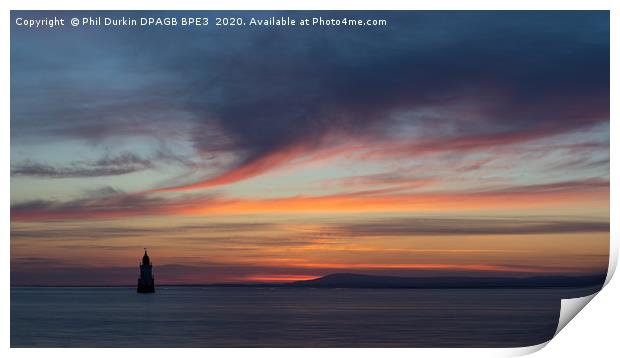 Plover Scar Lighthouse  Print by Phil Durkin DPAGB BPE4