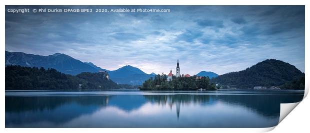 Lake Bled - Slovenia Print by Phil Durkin DPAGB BPE4