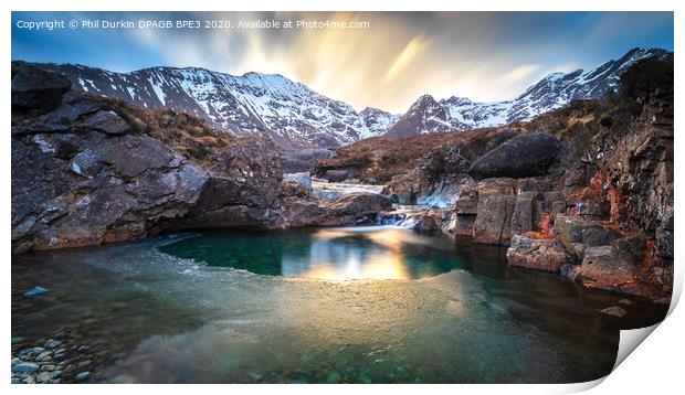 The Fairy Pools Isle Of Skye  Scotland Print by Phil Durkin DPAGB BPE4