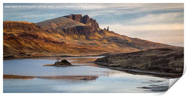 The Old Man Of Storr Print by Phil Durkin DPAGB BPE4